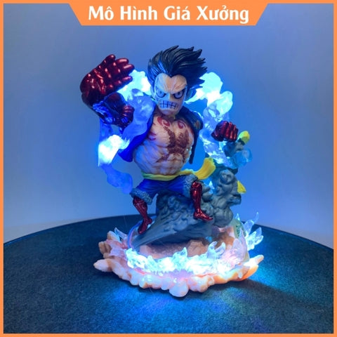 Mô Hình One Piece Luffy gear 4 chế led trạng thái chiến đấu