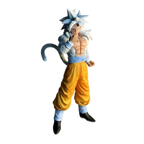 Mô Hình Songoku SSJ4 Tóc Trắng dáng đứng - Cao 30cm - Nặng 700gram - Box màu - Figure anime Dragon ball