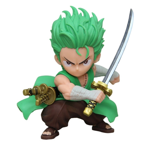 Mô Hình OnePiece Zoro AI chibi trắng thái chiến đấu