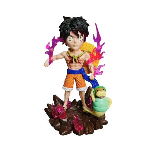Mô Hình OnePiece luffy tập luyện cùng đệ tử