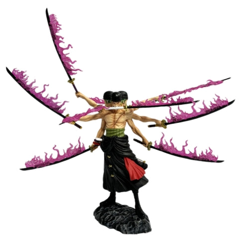 Mô Hình OnePiece Zoro Asura 3 đầu 6 tay dáng đứng siêu ngầu
