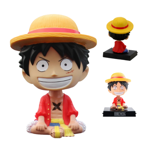 Mô Hình đồ chơi - Monkey D. Luffy "Mũ Rơm" Lắc Đầu - One Piece - Có Hộp Màu