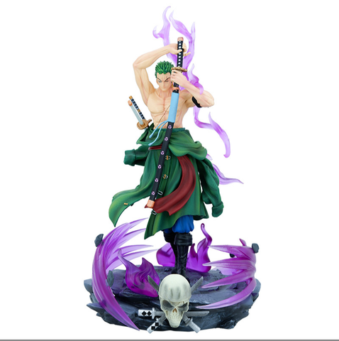 🔥  Mô Hình -- Zoro siêu ngầu rút kiếm  Cao 41 cm -  OnePiece - Hộp Carton