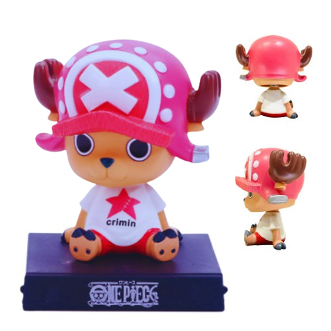 Mô Hình đồ chơi - Tony Tony Chopper Chibi lắc đầu - One Piece - Có Hộp Màu