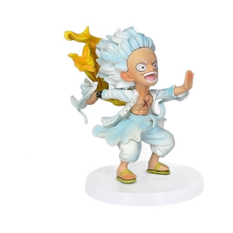 Mô Hình OnePiece luffy gear 5 chibi trạng thái chiến đấu