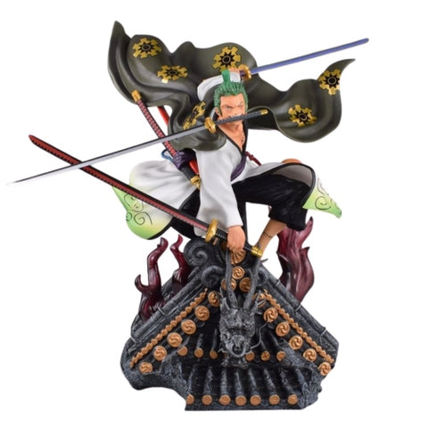 Mô Hình OnePiece Zoro wano trên mái siêu ngầu bản to