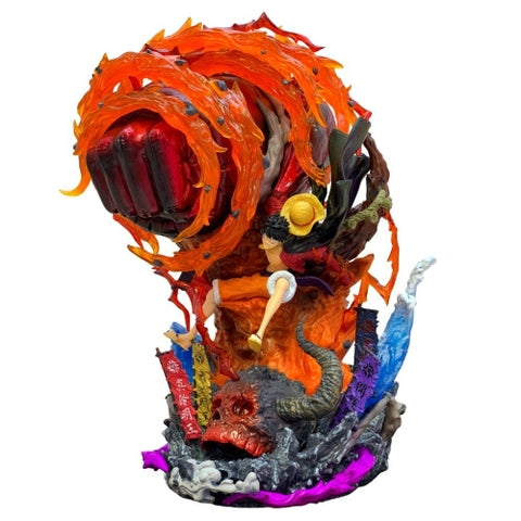 Mô Hình OnePiece Luffy wano gear 3 chiến đấu siêu ngầu