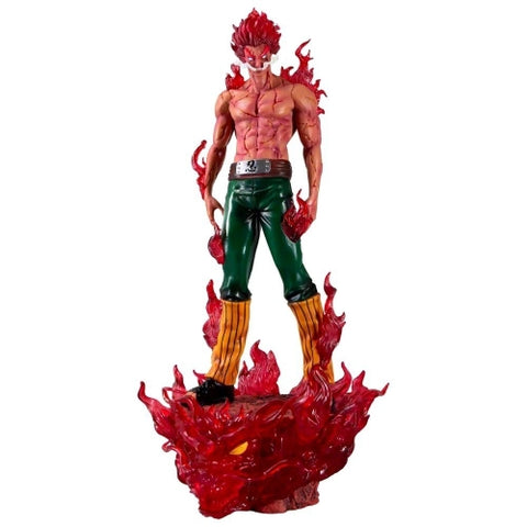Mô hình Naruto Thầy Might Guy Bát Môn Độn Giáp dáng đứng siêu ngầu có led ở base