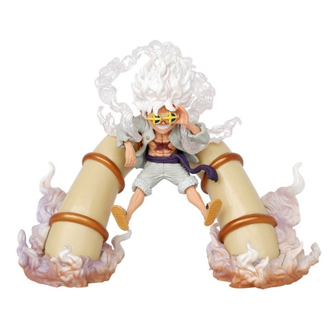 Mô Hình OnePieceLuffy gear 5 đu dây đeo kính ngôi sao