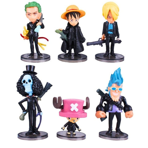 Mô hình OnePiece combo 6 nhân vật áo đen